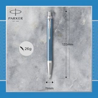 PARKER Ι.Μ. PRM BLUE GREY CT BPen