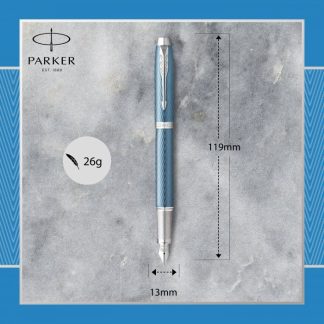 PARKER Ι.Μ. PRM BLUE GREY CT FPen F