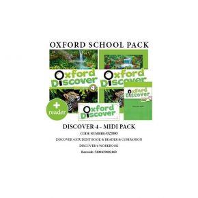 OXFORD DISCOVER 4 PACK MIDI (SB+ WB+ COMPANION+ READER) - 02160