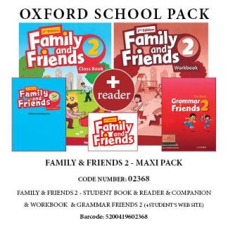 FAMILY AND FRIENDS 2 MAXI PACK (SB + WB + COMPANION + GRAMMAR FRIENDS 2 SB + WEBSITE+ READER) - 02368 2ND ED