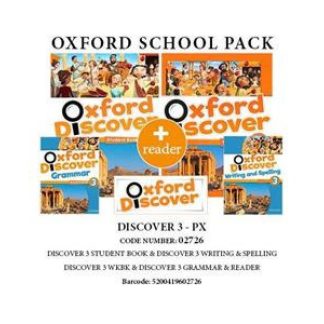 OXFORD DISCOVER 3 PACK PX (SB + WB + READER + WRITING & SPELLING + READER) - 02726