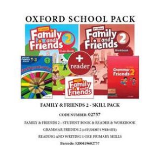 FAMILY AND FRIENDS 2 SKILL PACK (SB+ WB+ GRAMMAR FRIENDS 2+ READING AND WRITING 1 OXF. PRIMARY SKILLS+ READER ) - 02757 2ND ED