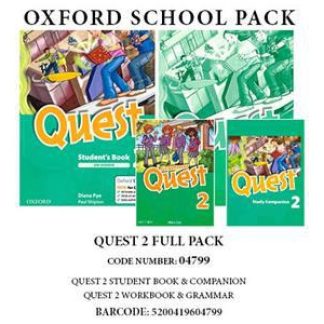 QUEST 2 FULL PACK (SB +WB + GRAMMAR +COMPANION)- 04799