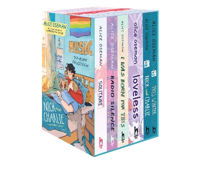 ALICE OSEMAN SIX-BOOK COLLECTION BOX SET (SOLITAIRE, RADIO SILENCE, I WAS BORN FOR THIS, LOVELESS, N