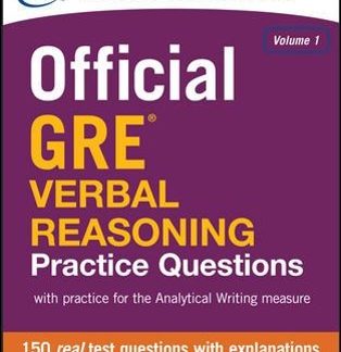OFFICIAL GRE VERBAL REASONING PRACTICE QUESTIONS: 1 PB