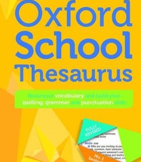 OXFORD SCHOOL THESAURUS
