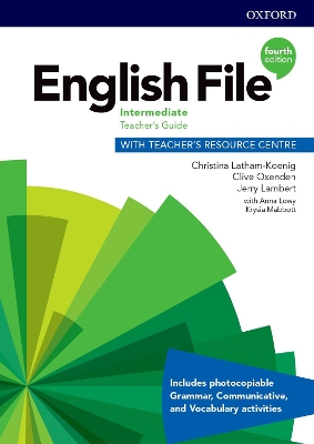 ENGLISH FILE INTERMEDIATE TCHR'S GUIDE (+ TCHR'S RESOURCE) 4TH ED