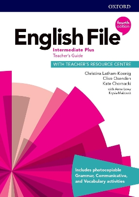 ENGLISH FILE INTERMEDIATE PLUS TCHR'S GUIDE (+ TCHR'S RESOURCE) 4TH ED