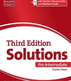 SOLUTIONS PRE-INTERMEDIATE TCHR'S (+ CD-ROM) 3RD ED