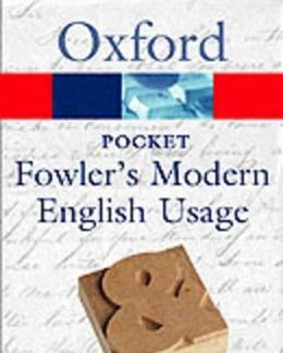 OXFORD POCKET FOWLER'S MODERN ENGLISH USAGE @ PB