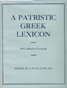 A PATRISTIC GREEK LEXICON HC