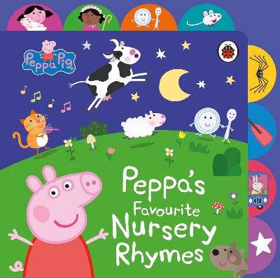 PEPPA PIG: PEPPA’S FAVOURITE NURSERY RHYMES : TABBED BOARD BOOK HC BBK