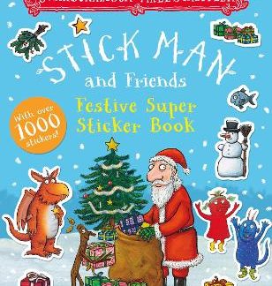STICK MAN AND FRIENDS FESTIVE SUPER STICKER BOOK PB