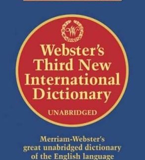 WEBSTER'S THIRD NEW INTERNATIONAL DICTIONARY HC