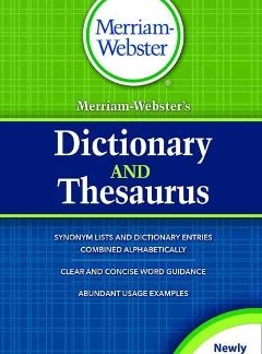 MERRIAM-WEBSTER’S DICTIONARY AND THESAURUS HC