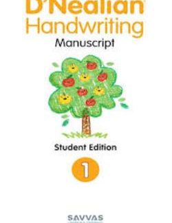 D'NEALIAN HANDWRITING PLUS DIGITAL GRADE 1