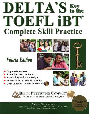 DELTA'S KEY TO THE TOEFL IBT COMPLETE SKILL PRACTICE SB (+ MP3 PACK) 4TH ED