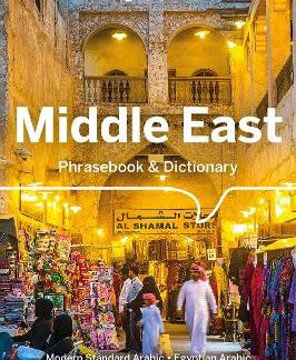 LONELY PLANET MIDDLE EAST PHRASEBOOK & DICTIONARY 3 LANGUAGE - END DATE 30/11/2030