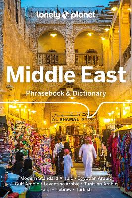 LONELY PLANET MIDDLE EAST PHRASEBOOK & DICTIONARY 3 LANGUAGE - END DATE 30/11/2030