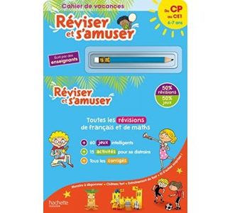 CAHIER DE VACANCES REVISER ET S'AMUSER DU CP AU C1 (6-7 ANS)