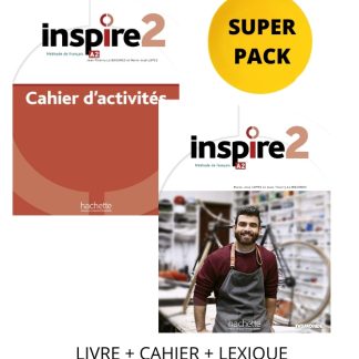 INSPIRE 2 SUPER PACK (LIVRE + CAHIER + LEXIQUE + CADEAU SURPRISE)