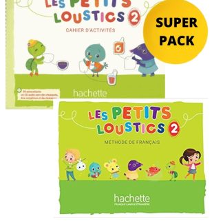 LES PETITS LOUSTICS 2 SUPER PACK (LIVRE + CAHIER + CADEAU SURPRISE)