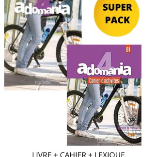 ADOMANIA 4 SUPER PACK (LIVRE + CAHIER + LEXIQUE + CADEAU SURPRISE)
