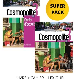 COSMOPOLITE 3 SUPER PACK (LIVRE + CAHIER + LEXIQUE + CADEAU SURPRISE)