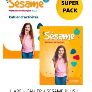 SESAME 1 SUPER PACK (LIVRE + CAHIER + SESAME PLUS 1 + CADEAU SURPRISE)
