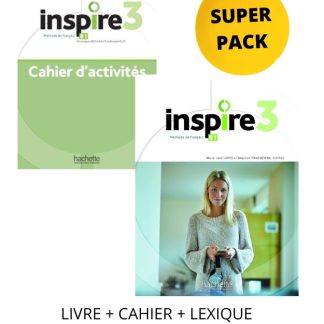 INSPIRE 3 SUPER PACK (LIVRE + CAHIER + LEXIQUE + CADEAU SURPRISE)