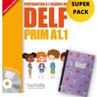 DELF PRIM A1.1 SUPER PACK (+ MON PETIT CARNET + STICKERS)