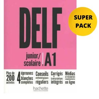 DELF SCOLAIRE & JUNIOR A1 SUPER PACK (+ LEXIQUE + CADEAU SURPRISE) NOUVEAU FORMAT