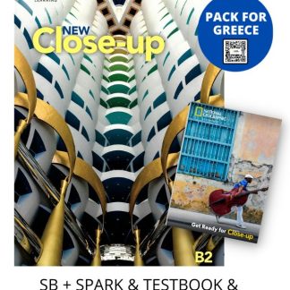 NEW CLOSE-UP B2 PACK FOR GREECE (SB + SPARK & TESTBOOK & NOTEBOOK)