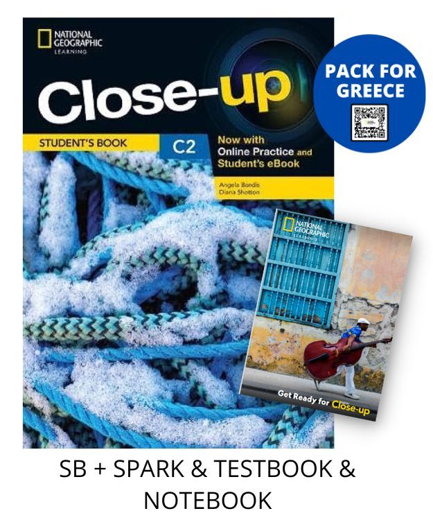 CLOSE-UP C2 PACK FOR GREECE (SB + SPARK & TESTBOOK & NOTEBOOK) 2ND ED