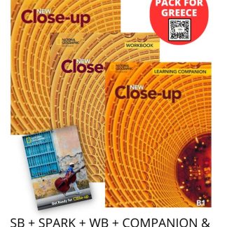 NEW CLOSE-UP B1 SUPER PACK FOR GREECE (SB + SPARK + WB + COMPANION & TESTBOOK & NOTEBOOK)