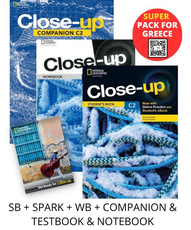 CLOSE-UP C2 SUPER PACK FOR GREECE (SB + SPARK + WB + COMPANION & TESTBOOK & NOTEBOOK) 2ND ED
