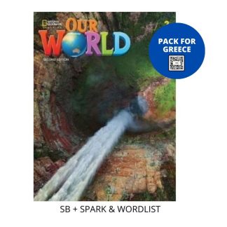 OUR WORLD 3 PACK FOR GREECE (SB + SPARK & WORDLIST) BRIT. ED 2ND ED