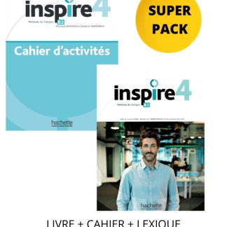 INSPIRE 4 SUPER PACK (LIVRE + CAHIER + LEXIQUE + CADEAU SURPRISE)