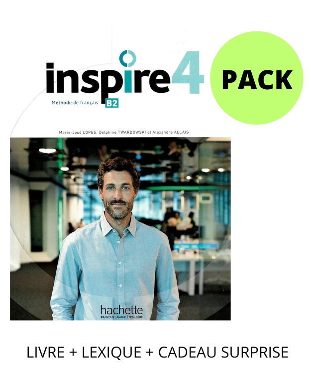 INSPIRE 4 PACK (LIVRE + LEXIQUE + CADEAU SURPRISE)