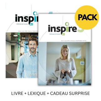 INSPIRE 3 & 4 PACK (LIVRE + LEXIQUE + CADEAU SURPRISE)