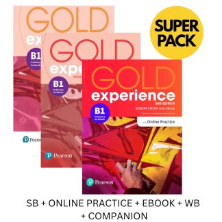 GOLD EXPERIENCE B1 SUPER PACK (SB + ONLINE PRACTICE + EBOOK + WB + COMPANION) 2ND ED