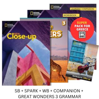 NEW CLOSE-UP A2 SUPER PACK AP (SB + SPARK + WB + COMPANION + GREAT WONDERS 3 GRAMMAR)