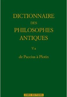 DE PACCIUS A PLOTIN. DICTIONNAIRE