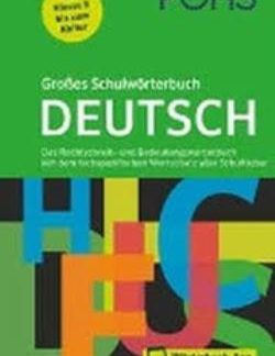 PONS GROßES SCHULWÖRTERBUCH DEUTSCH