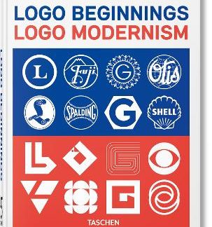 TASCHEN 45TH EDITION : LOGO BEGINNINGS. LOGO MODERNISM. HC
