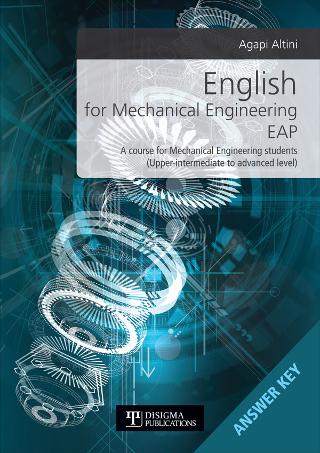 ENGLISH FOR MECHANICAL ENGINEERING EAP - ANSWER KEY