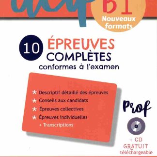 DELF JUNIOR B1 10 EPREUVES COMPLETES PROFESSEUR