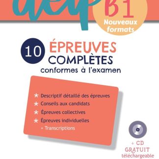 NOUVEAU DELF JUNIOR B1 10 EPREUVES COMPLETES