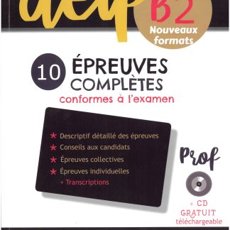 NOUVEAU DELF JUNIOR B2 10 EPREUVES COMPLETES PROFESSEUR