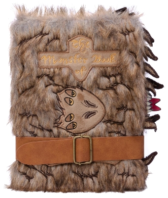 HARRY POTTER : MONSTER BOOK OF MONSTERS PLUSH JOURNAL HC CLOTH